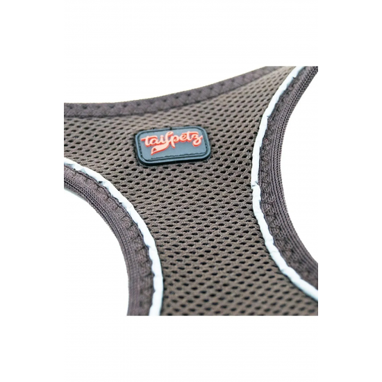Tailpetz Air Mesh Köpek Göğüs Tasması XSmall 32x36 cm Brown