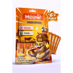 Tavuklu Kedi Naneli Keçi Sütlü Kedi Krema Ödülü 6x12g