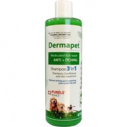 Purele Dermapet Kedi Köpek Şampuanı 3in1 Plus 450 ml