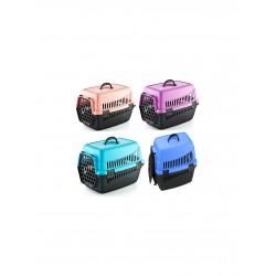 Plastik Kedi Köpek Taşıma Çantası 49*35*32,5 cm Karışık Renklerde