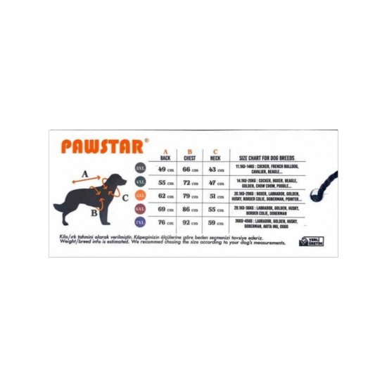Pawstar Green Shark Büyük T-shirt 5XLarge  51X62X79 CM