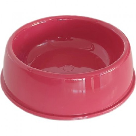 Karamel Pet Plastik Köpek Mama Su Kabı 500 ml Kırmızı