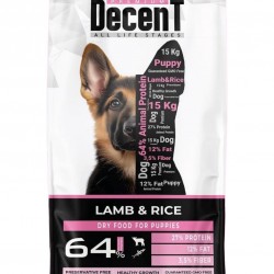 Decent Kuzu Etli Yavru Köpek Maması 15 kg
