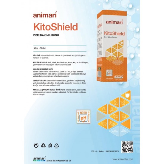 ANİMARİ KİTOSHİELD DERİ BAKIM KREMİ 100 ML