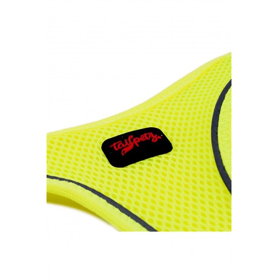 Tailpetz Air Mesh Köpek Göğüs Tasması XSmall 32x36 cm Neon Lime