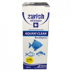 Zürich Aquaxi-Clear Akvaryum Berraklaştırıcı Çözelti 50 ml