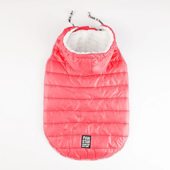 Pawstar Neon Fuchsia Railway Vest Köpek Montu Medium 24x26x41 cm