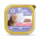 Plaisir Somon Balıklı Pate Kısırlaştırılmış ve Yetişkin Kedi Yaş Maması 100 Gr