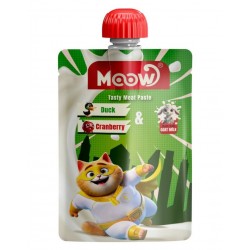 Moow Ördekli Keçi Sütlü Kedi Et Ezmesi 90 gr