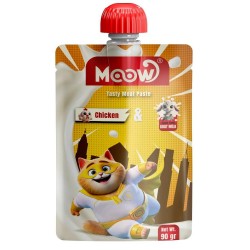 Moow Tavuklu Keçi Sütlü Kedi Et Ezmesi 90 gr