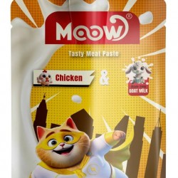 Moow Tavuklu Keçi Sütlü Kedi Et Ezmesi 90 gr