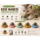 Doğal Catnipli Yenilebilir Kedi Nanesi Yalama Topu – 6 CM