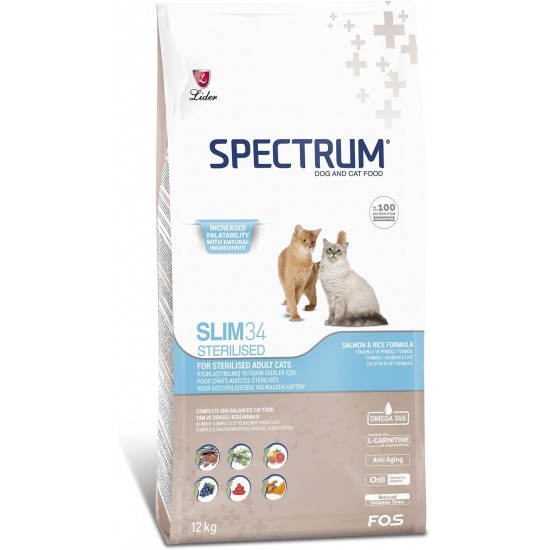 Spectrum Ultra Premium Slim 34 Kısırlaştırılmış Kedi Mamasi 12 Kg