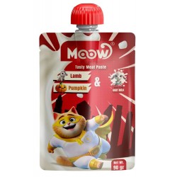 Moow Kuzu Etli Ve Bal Kabaklı Keçi Sütlü Kedi Et Ezmesi 90 gr