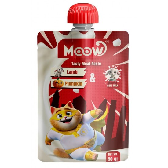 Moow Kuzu Etli Ve Bal Kabaklı Keçi Sütlü Kedi Et Ezmesi 90 gr