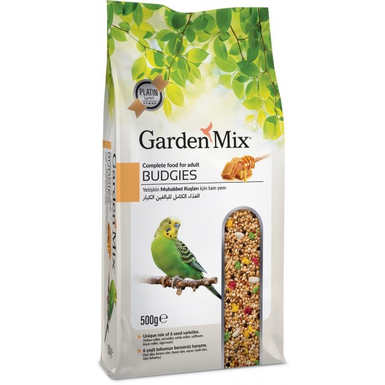 Garden Mix Super Premium Ballı Muhabbet Kuşu Yemi 500 gr