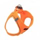 Tailpetz Air Mesh Köpek Göğüs Tasması 3XSmall 24-28 cm Neo Orange