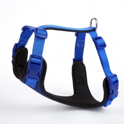 Doggie Yumuşak Softlu Köpek Göğüs Tasması 40/45 cm Mavi