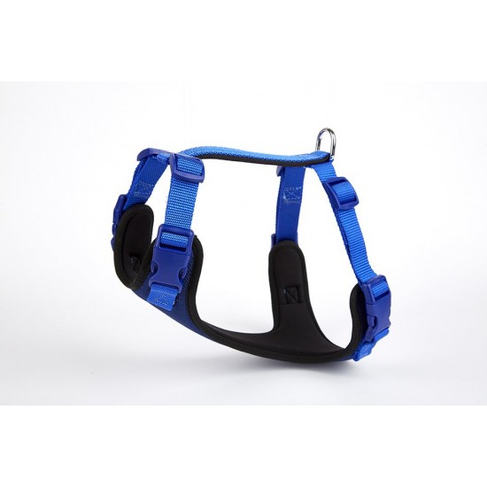 Doggie Yumuşak Softlu Köpek Göğüs Tasması 45/55 cm Mavi