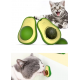 Avokado Şeklinde Catnipli Doğal Kedi Yalama Topu 6 Cm