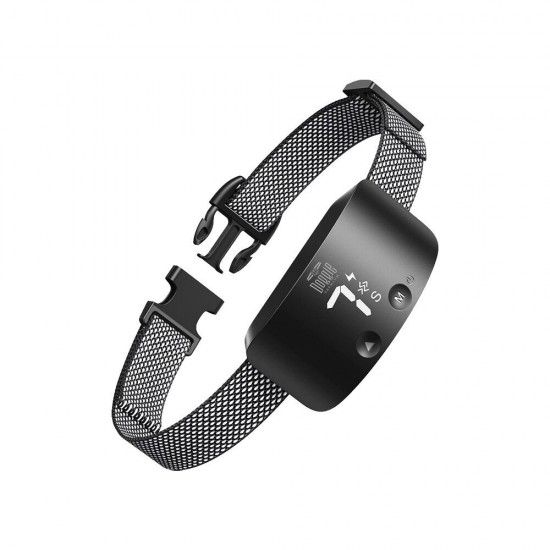 Doggie Havlama Önleyici Eğitim Tasması Ayarlanabilir Siyah