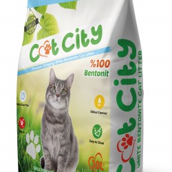 Cat City Doğal Bentonit Topaklanan Kedi Kumu 10 Lt Marsilya Sabunlu