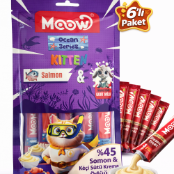 Somonlu Keçi Sütlü Yavru Kedi Krema Ödülü 6x12g