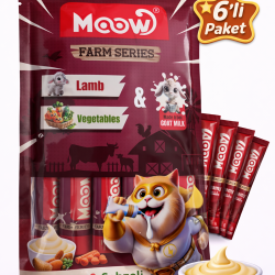 Kuzu Etli, Sebzeli ve Keçi Sütlü Kedi Krema Ödülü (6x12 gr)