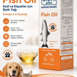Bioxi Plus Fish Oil Kedi Köpek Balık Yağı 200 ml