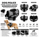 Dog Police Ayarlanabilir Köpek Göğüs Tasması Gri - Siyah (60-85 cm)