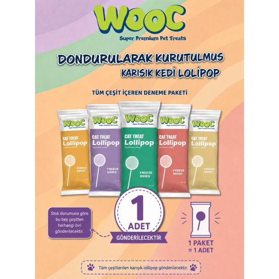 Karışık Kedi Ödülü Lolipop 1.4 Gr 1 adet
