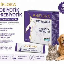 Aniflora Kedi ve Köpekler Için Prebiyotik ve Probiyotik 30 Saşe