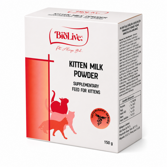 Biolive Yavru Kedileri İçin Süt Tozu 150 gr