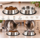 Karamelpet  Pati Desenli Çelik Mama ve Su Kabı 6 Oz 200 ml 15 cm