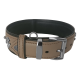 Markapet Deri Doğal Taşlı Köpek Boyun Tasması 28-33 cm X-Small Taba