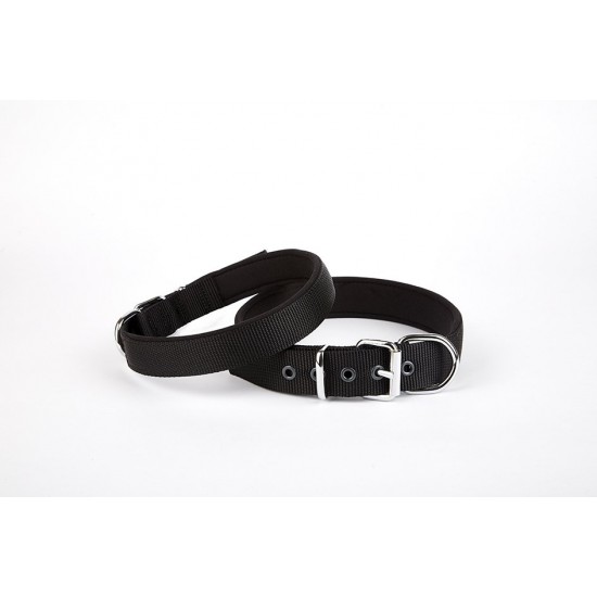 Doggie Comfort Dokuma Köpek Boyun Tasması 45-52 cm Siyah