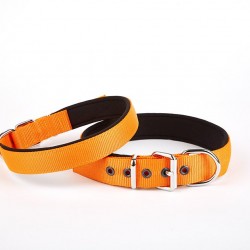 Doggie Softlu Köpek Boyun Tasması 3 cm x 55 cm Turuncu