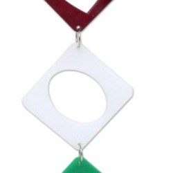 Kareli Oval Çanlı Kuş Oyuncağı 20 cm Zilli