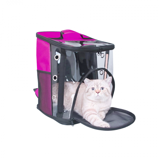 Markapet Galaksi Kedi Taşıma Çantası 30*30*40 cm Pembe