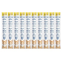 GimCat Sticks Somonlu ve Alabalıklı Kedi Ödül Çubuğu 10x5gr
