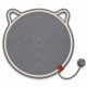Kedi Kafa Figürlü Kedi Tırmalama Paspası 44 cm-113 cm Gri