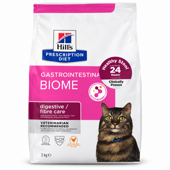 Hill's Prescription Diet Gastrointestinal Biome Digestive/fibre Care Tavuklu Kedi Kuru Maması 3 kg