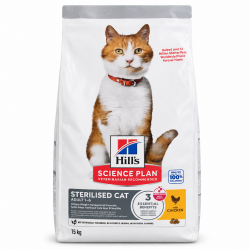 Hill's Tavuklu Kısırlaştırılmış Kedi Maması 13kg + 2kg HEDİYE!