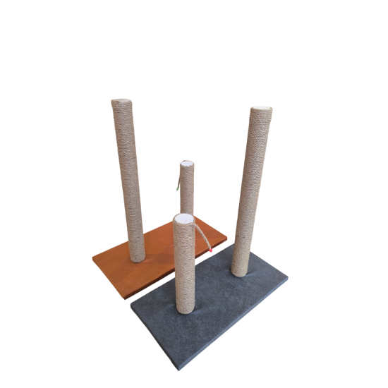 İkili Kedi Tırmalama Tahtası 40 cm - 70  cm Çeşitli Renklerde