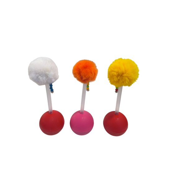 Dev Hacıyatmaz Devrilmeyen Kedi Oyuncağı XXL 33 CM Tüylü Zilli Oyuncak 1 Adet