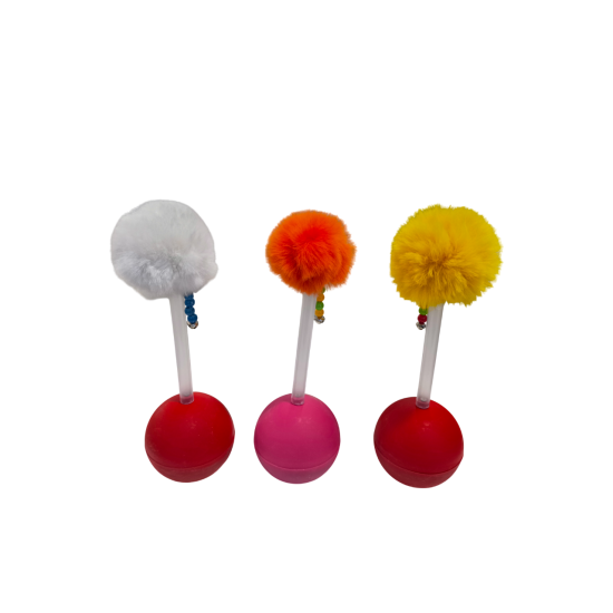 Dev Hacıyatmaz Devrilmeyen Kedi Oyuncağı XXL 33 CM Tüylü Zilli Oyuncak 1 Adet