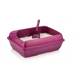 Açık Elekli Kedi Tuvalet Kum Kabı 12*37*50 cm Karışık Renklerde