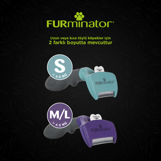 Furminator Uzun Tüylü Long Hair Kedi Tarağı 6,2cm [M/L]