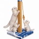 Kare Tabanlı Doğal Jut İpli Kedi Tırmalama Tahtası Karışık Desen Ve Renklerde 30-50 cm