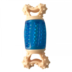 Playfull Sağlam Plastik Sesli Dental Köpek Oyuncağı 13x4cm Mavi